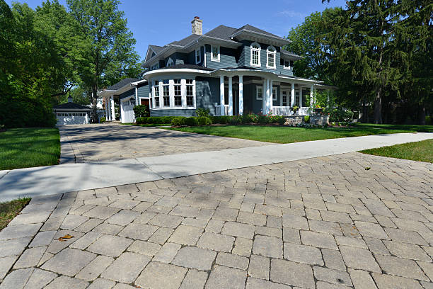 Residential Paver Driveway in Cortland, OH